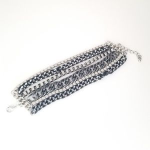 Multi Layered Chunky Chain Bracelet
